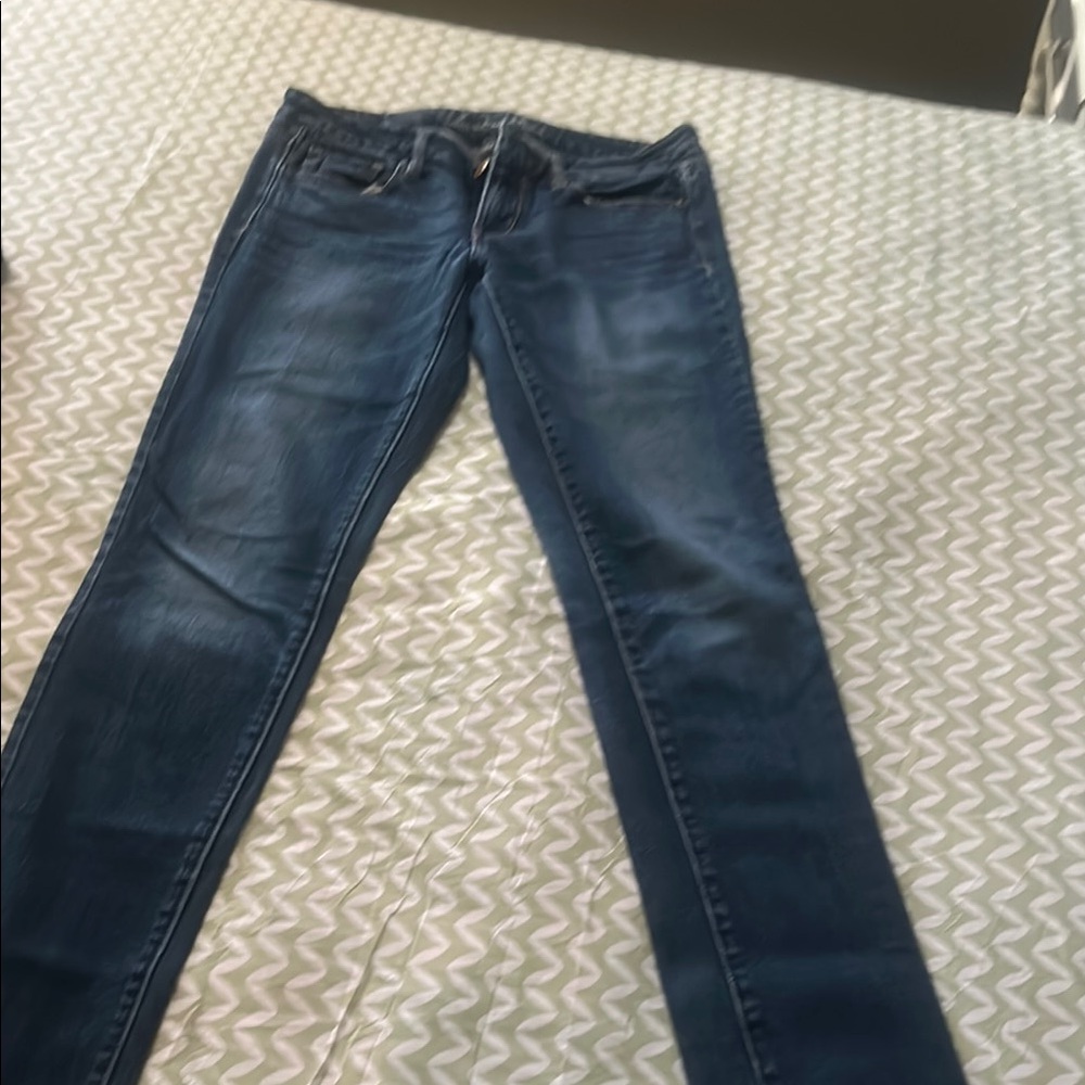 Blue Skinny Jeans with Classic Denim Look